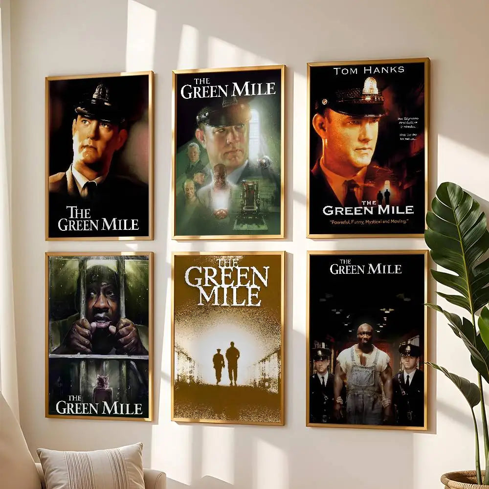 The Green Mile Movie Poster Self-Adhesive Wall Mural Sticker Wall Art Sticker Axl
