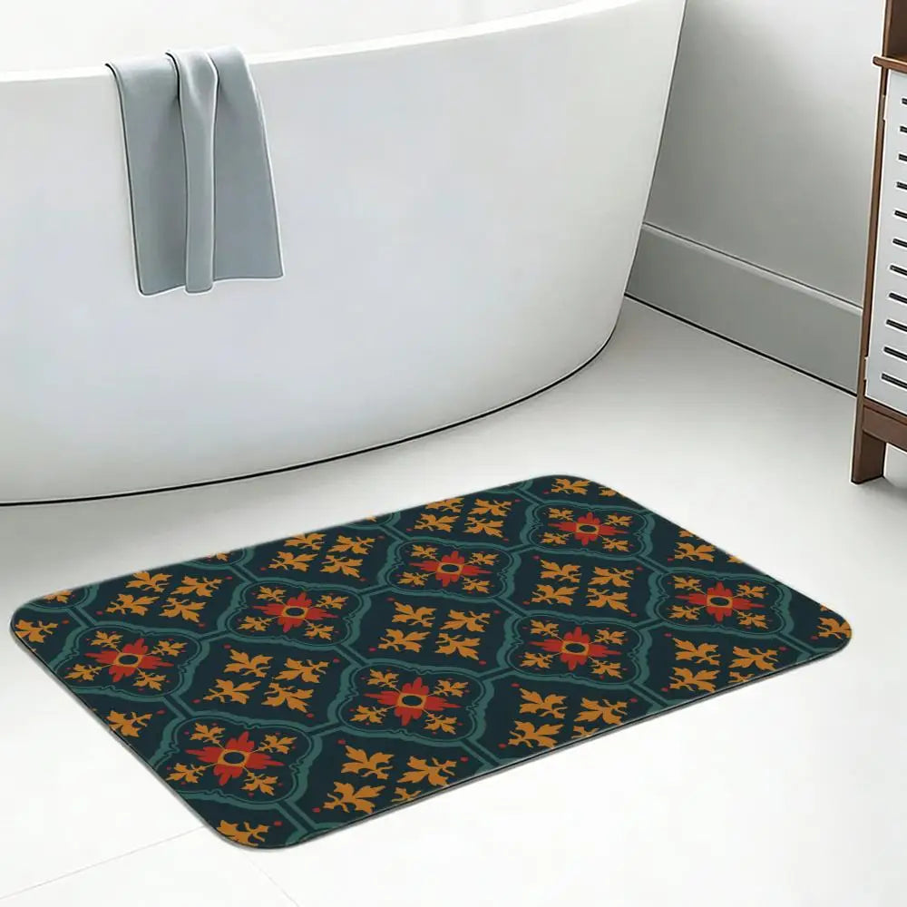 Talavera Diatomite Bath Mat – Quick Dry, Non-Slip & Absorbent Diatomite Bath Mat Axl