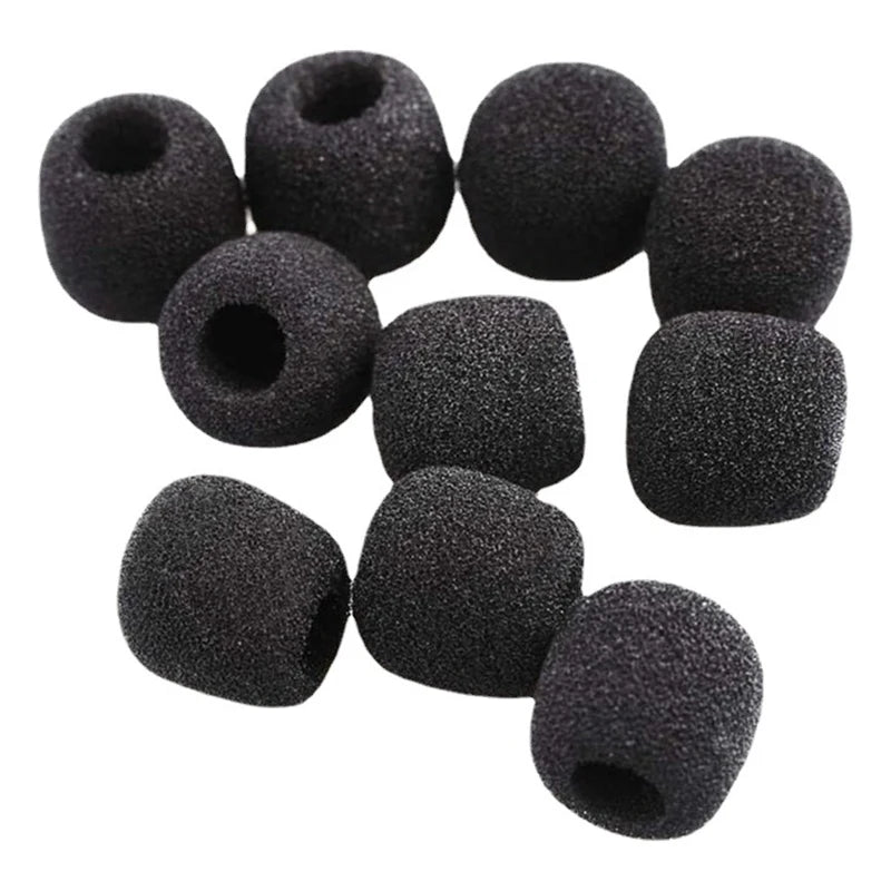 10-Pack Mic Foam Windscreen Cover for Gooseneck Meeting Mics Mic Foam Windscreen Axl 10Pcs