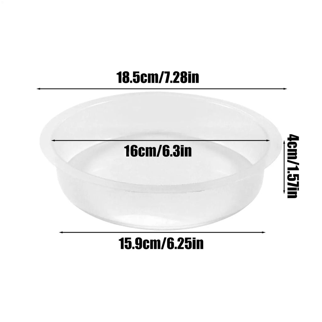 Flat Bird Feeder Tray – Round Outdoor Feeding & Water Bowl Bird Feeder Tray Axl