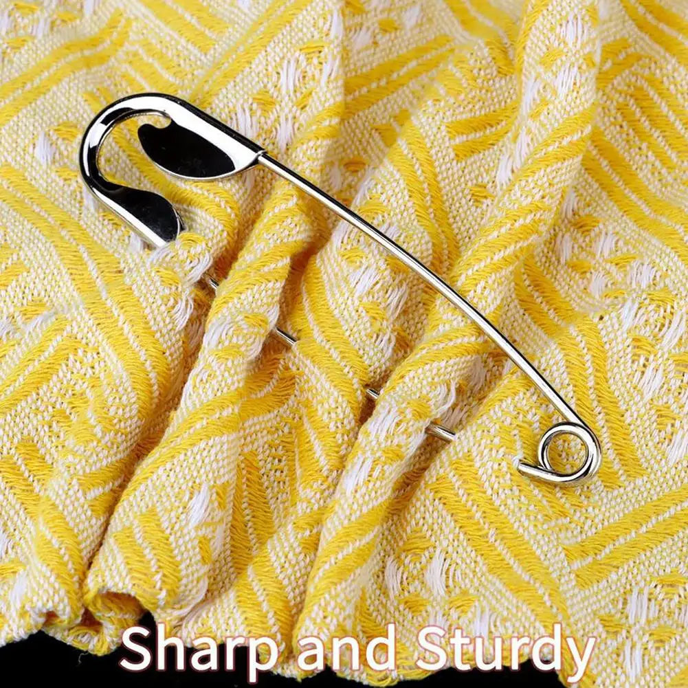 Large Stainless Steel Safety Pins 12.8cm – DIY Sewing & Laundry Sewing Safety Pins Axl