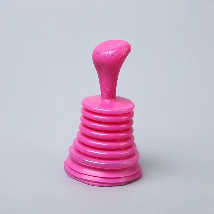 Powerful Toilet & Sink Plunger – Suction Cup Drain Dredger Drain Plunger Axl Pink
