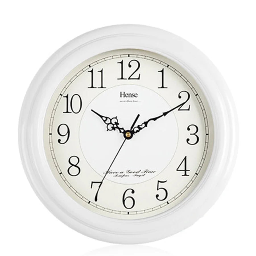 34cm Silent Wall Clock – Luminous Calendar Shabby Chic Decor Silent Wall Clock Axl