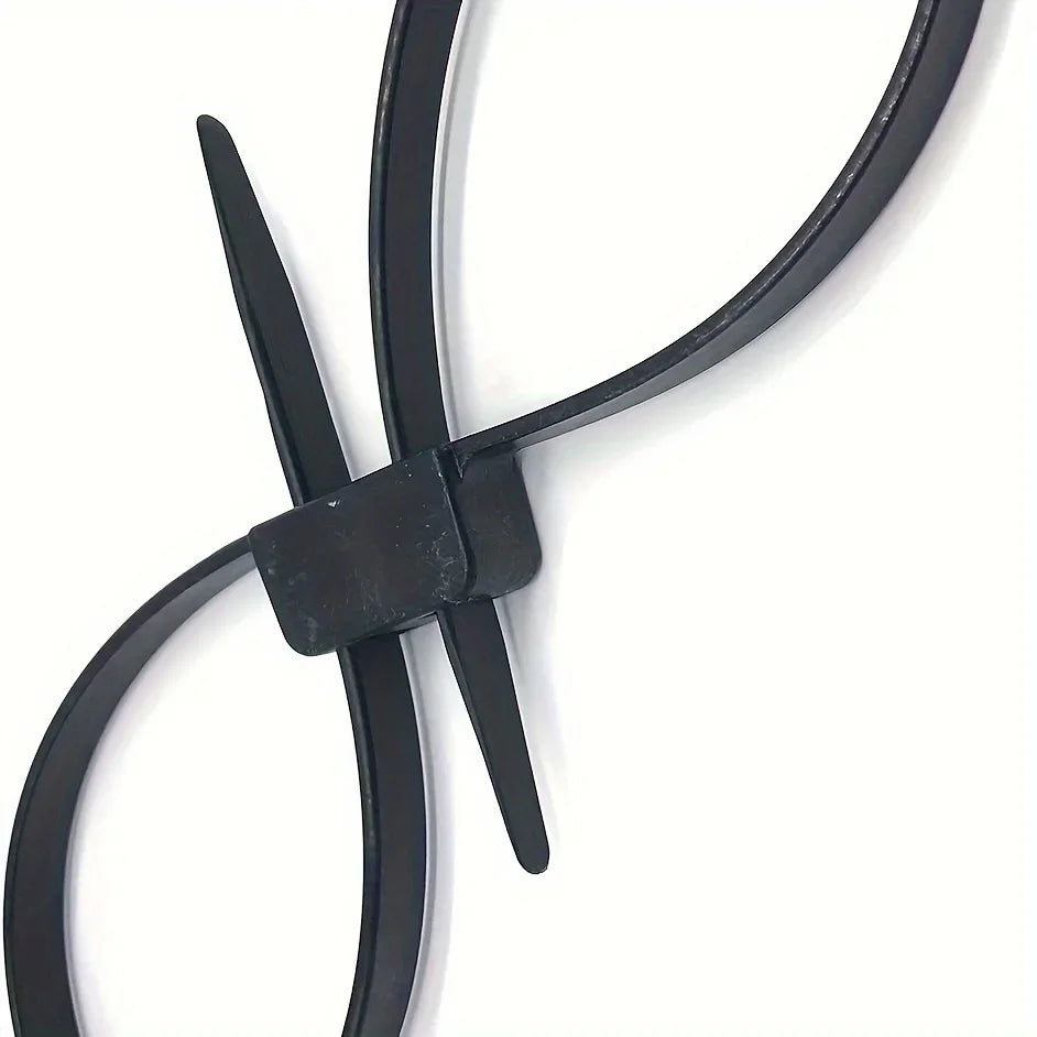 Black Nylon Zip Ties – UV Resistant Anti-Slip Cable Ties Nylon Cable Ties Axl