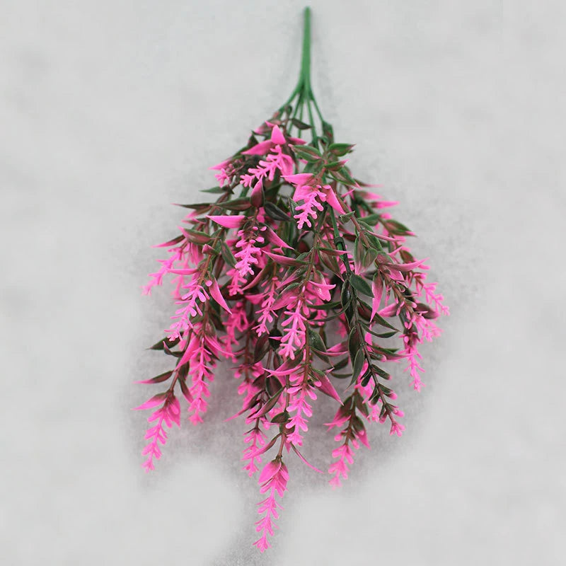 Artificial Plastic Lavender Stems – Fake Flowers Home & Wedding Artificial Flower Stems Axl Pink 3pcs