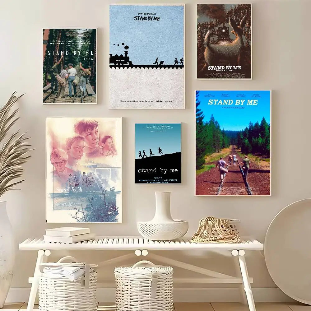 Stand by Me Movie Poster – HD Self-Adhesive Waterproof Wall Art Movie Wall Poster Axl