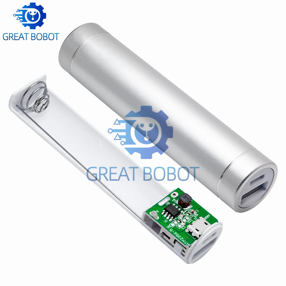 Metal Power Bank DIY Kit – 18650 Battery & USB Charger DIY Power Bank Kit Axl