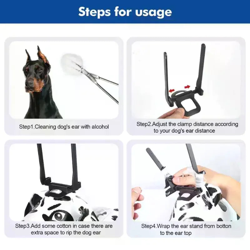 Dog Ear Stand Support Tool for Doberman & Upright Ear Breeds Dog Ear Support Tool Axl