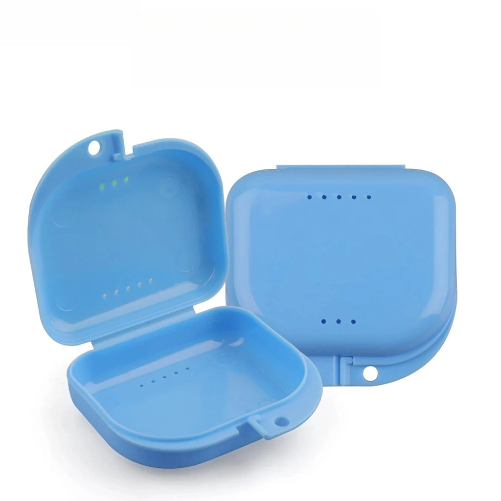 2-Pack Portable Dental Retainer & Denture Case – Multi-Color Dental Retainer Case Axl