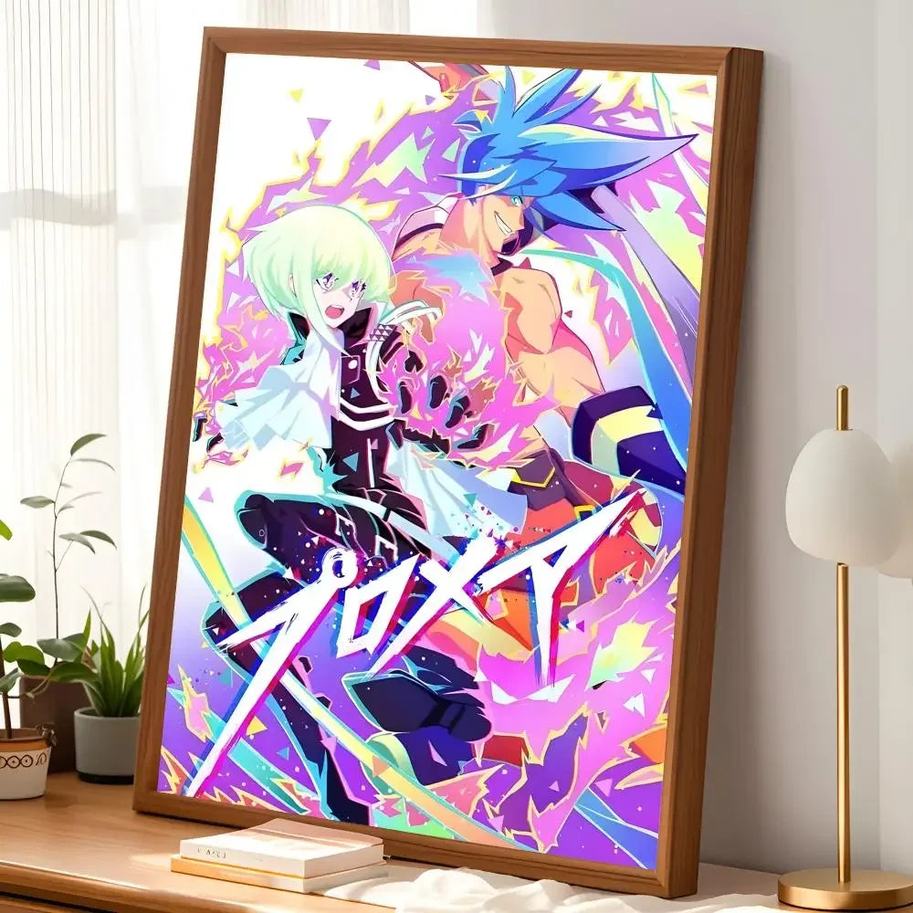Promare Anime Self-Stick HD PVC Wall Poster – Waterproof Art Anime Wall Poster Axl