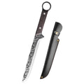 Handmade Forged Boning Knife – Stainless Steel & Wood Handle Boning Knife Axl 1pcs A