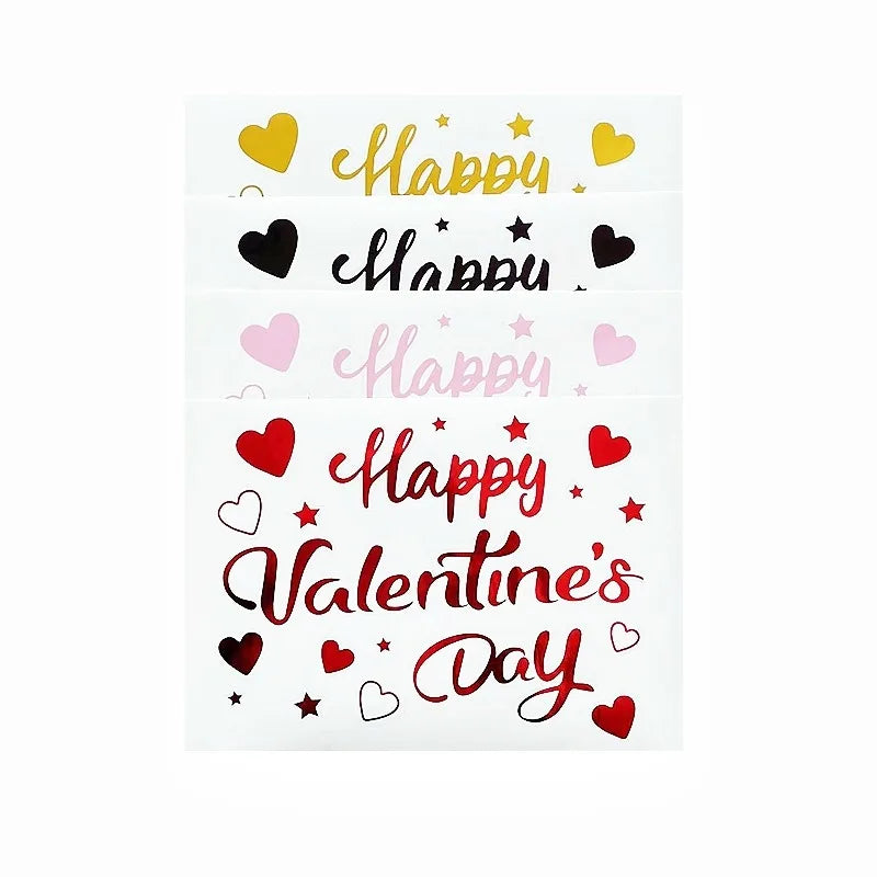 Valentine's Day Transparent Balloon Stickers | Party Wall Decor Party Stickers Axl