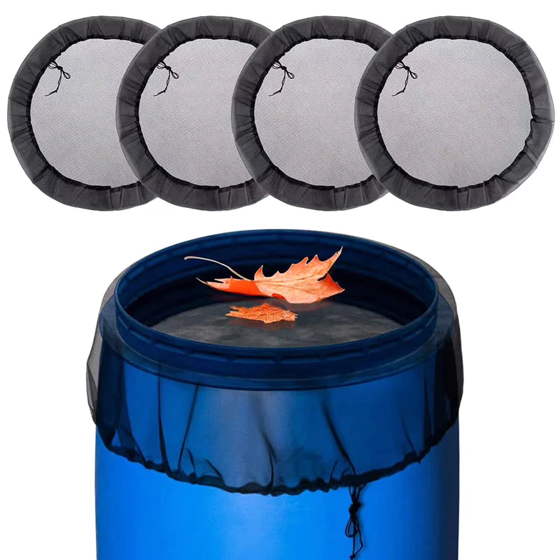 Mesh Cover Netting for Rain Barrels – Anti-Mosquito Tank Cover Rain Barrel Cover Axl