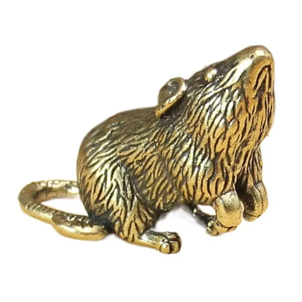 Chinese Zodiac Copper Animal Figurine – Miniature Desk Statue Copper Zodiac Figurine Axl