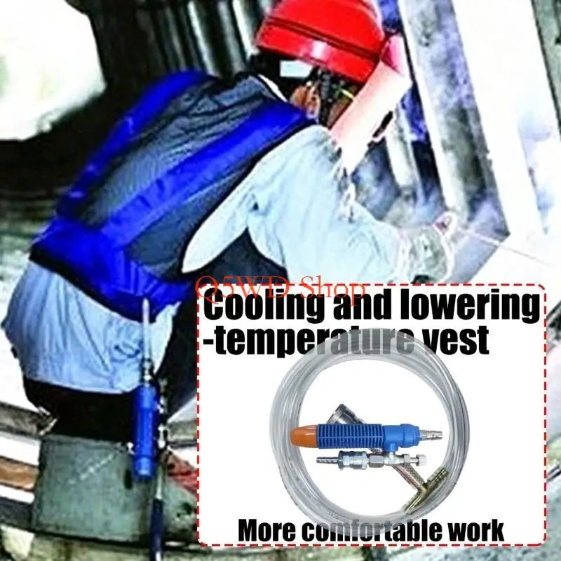 Vortex Tube Compressed Air Cooling Vest for High-Heat Jobs Cooling Vest Accessory Axl