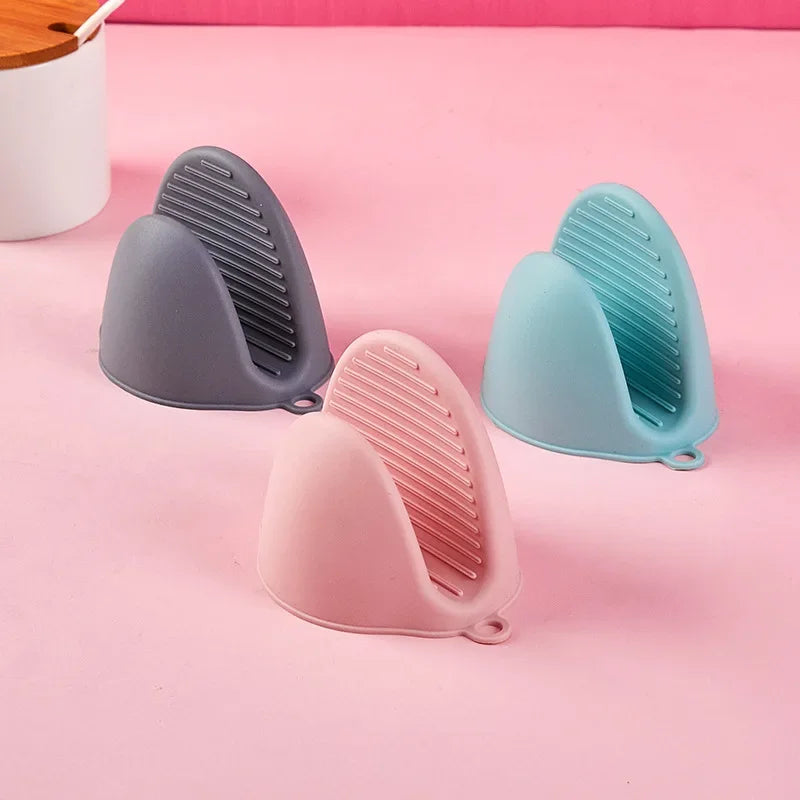 2-Pack Silicone Oven Mitts – Heat Resistant Pinch Pot Holders Silicone Oven Mitts Axl
