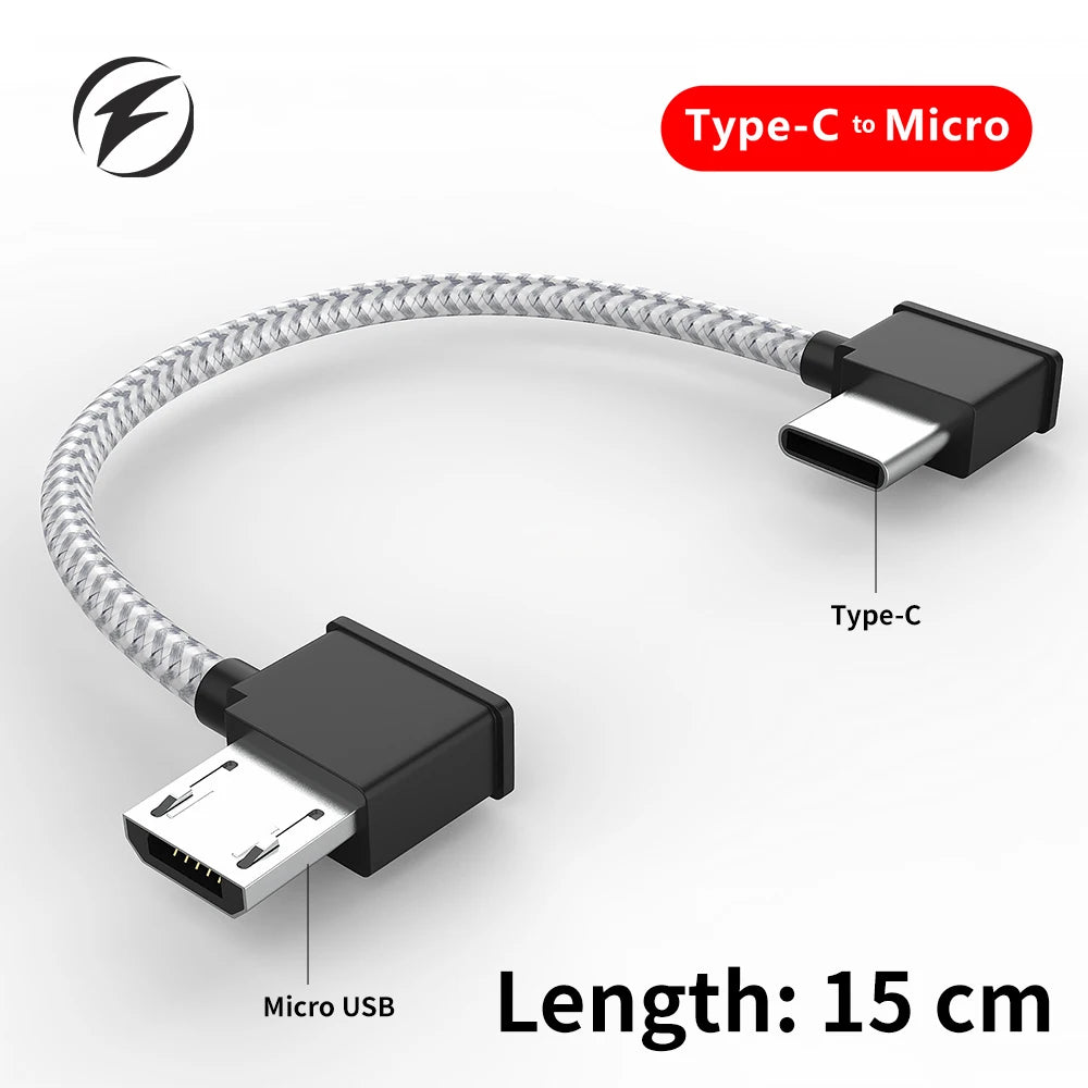 Nylon Braided USB-C Cable for DJI Mavic 3, Air 2, Air 2S & Mini 2 Drone Accessory Cable Axl Type C USB