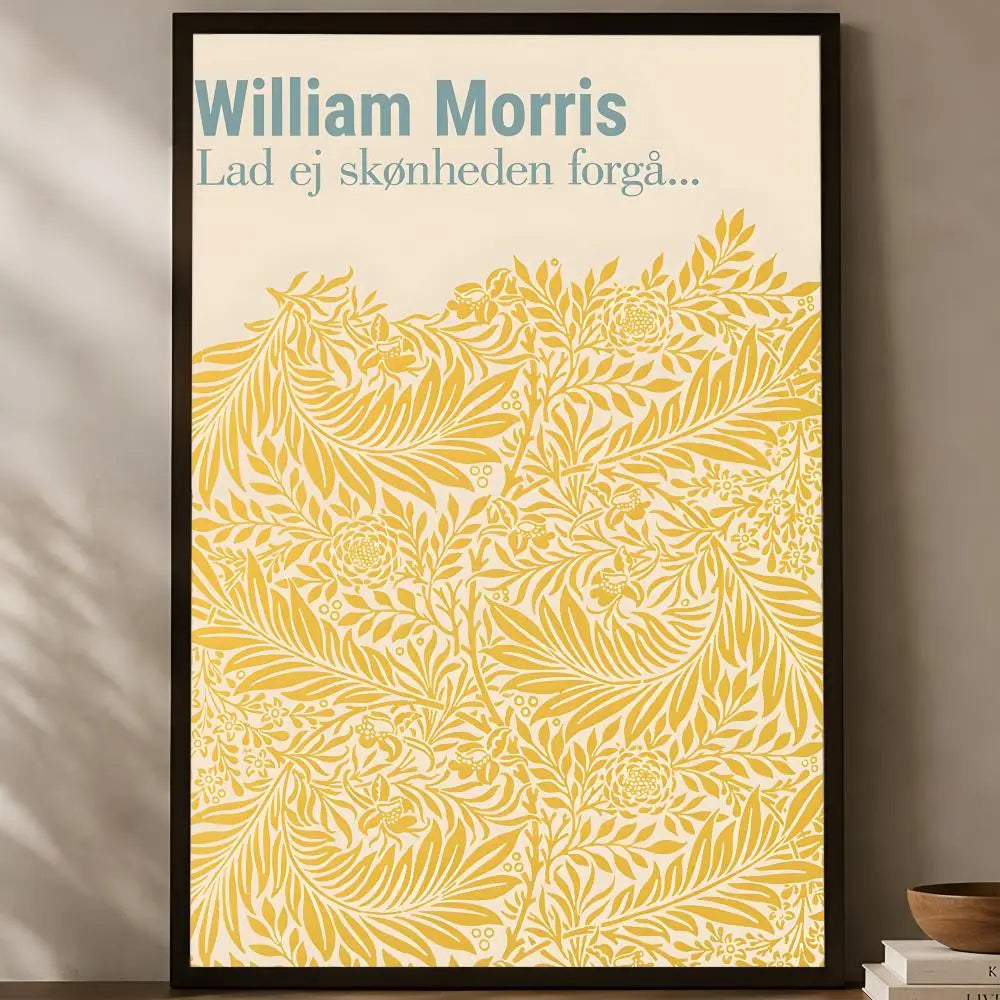 William Morris Self-Stick HD PVC Wall Art Poster | Waterproof Wall Art Poster Axl