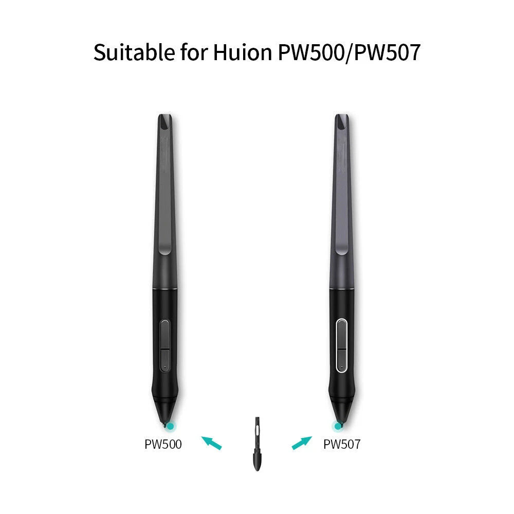 10-Pack HUION PN05 Replacement Nibs for PW500 PW507 Kamvas Pro Pen Tablet Nibs Axl Default Title