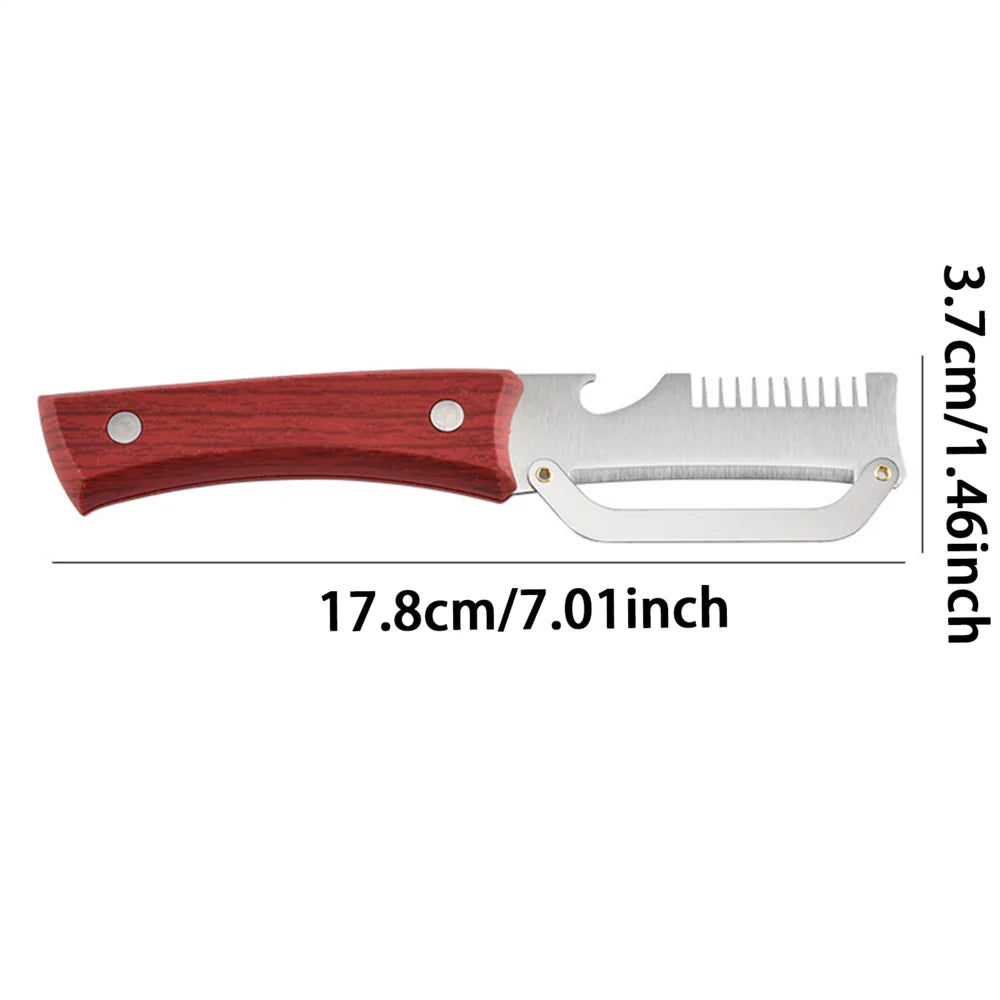 Stainless Steel Vegetable Peeler & Scallion Cutter – 2-in-1 Vegetable Peeler Axl As show