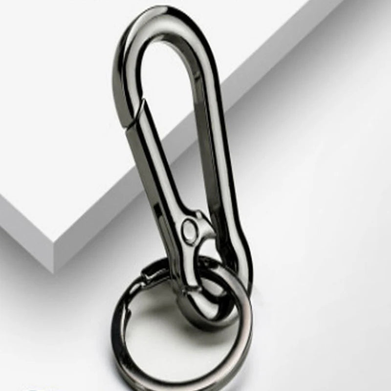 Stainless Steel Gourd Carabiner Keychain – Belt Clip Anti-Lost Carabiner Keychain Axl A2