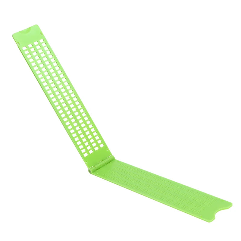 Plastic Braille Writing Slate with Stylus | Portable Practice Braille Writing Slate Axl