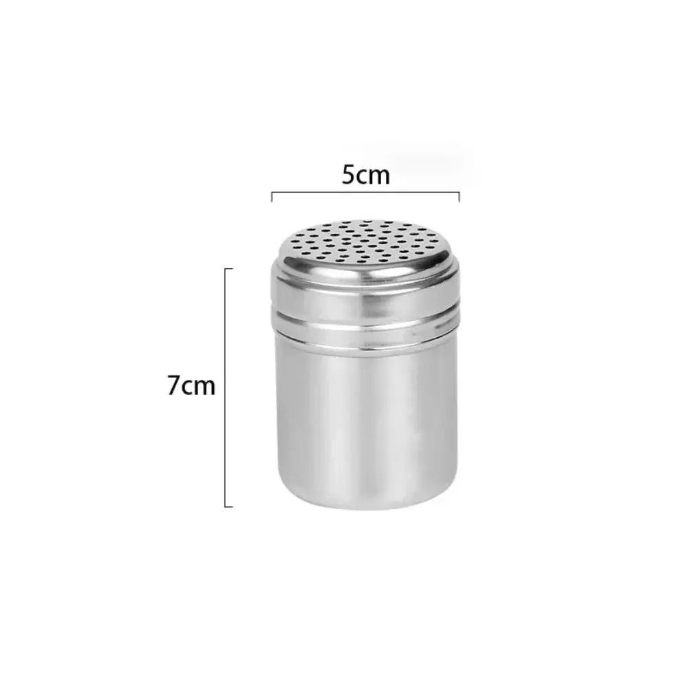 Stainless Steel Spice Shaker – Rotating Lid Salt & Pepper Jar Spice Shaker Jar Axl S-Single use