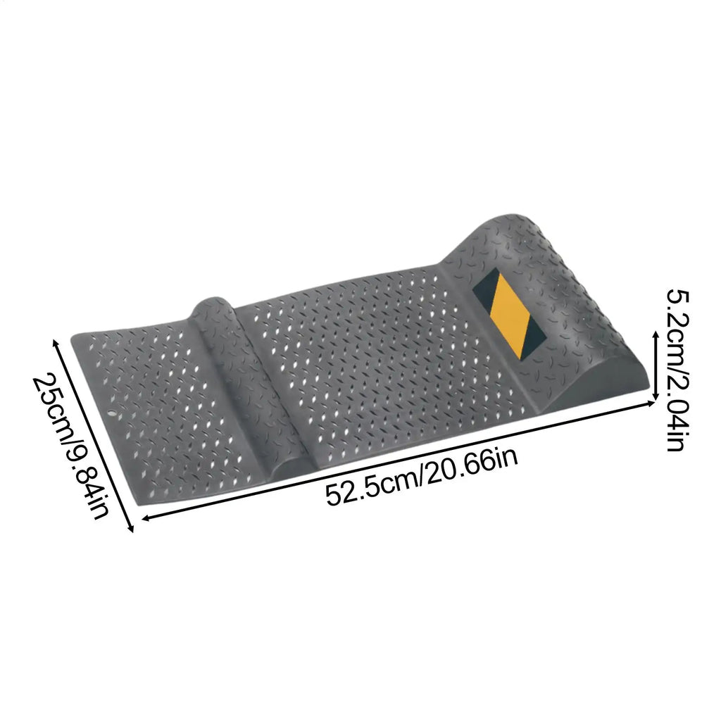 Non-Slip Wheel Chock Parking Stopper & Garage Tire Mat Wheel Chock Stopper Axl