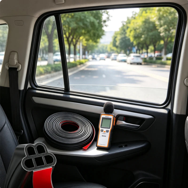 Self-Adhesive Car Door Soundproof Sealing Strip – D-Type Roll Car Sealing Strip Axl