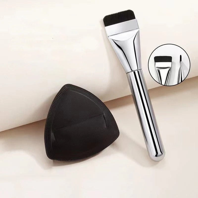 Foundation Brush Mixing Palette & Spatula Set – Makeup Tools Makeup Mixing Tools Axl A11