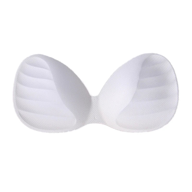 Women's Bikini Bra Padded Inserts – Push Up Chest Enhancer Bikini Bra Inserts Axl White One Size