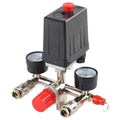 90-120 PSI Air Compressor Pressure Switch & Manifold Kit Pressure Switch Kit Axl black