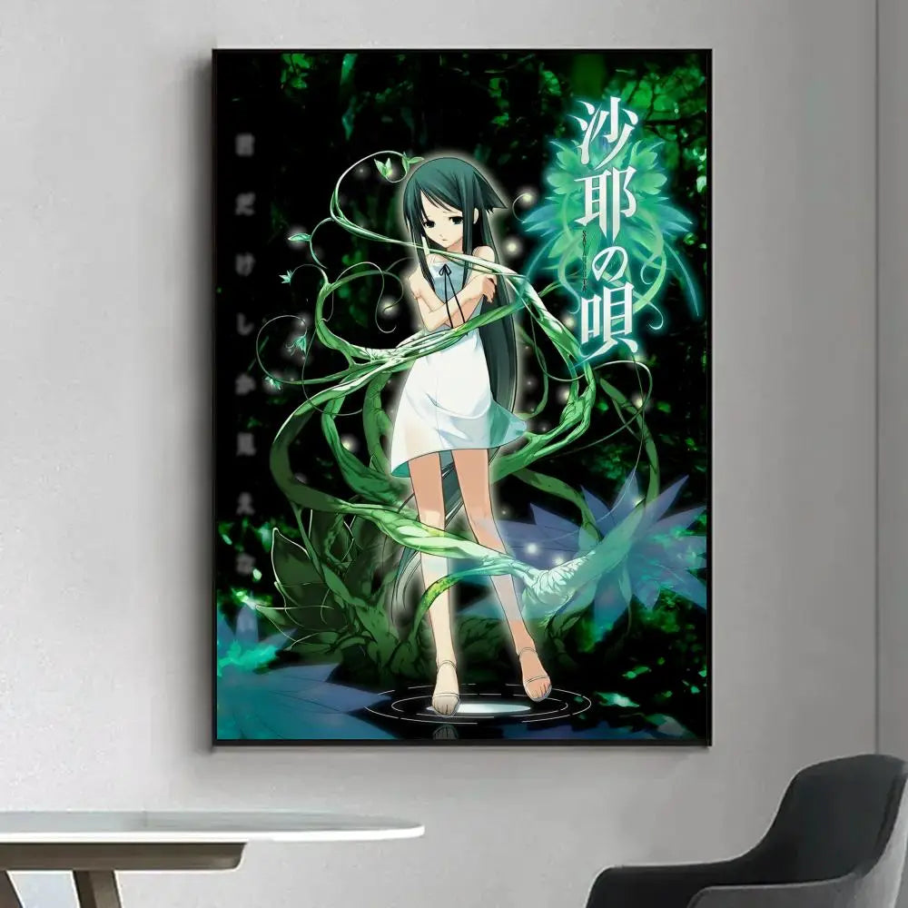Saya No Uta HD Poster – Waterproof Anime Wall Art Decor Art Wall Poster Axl