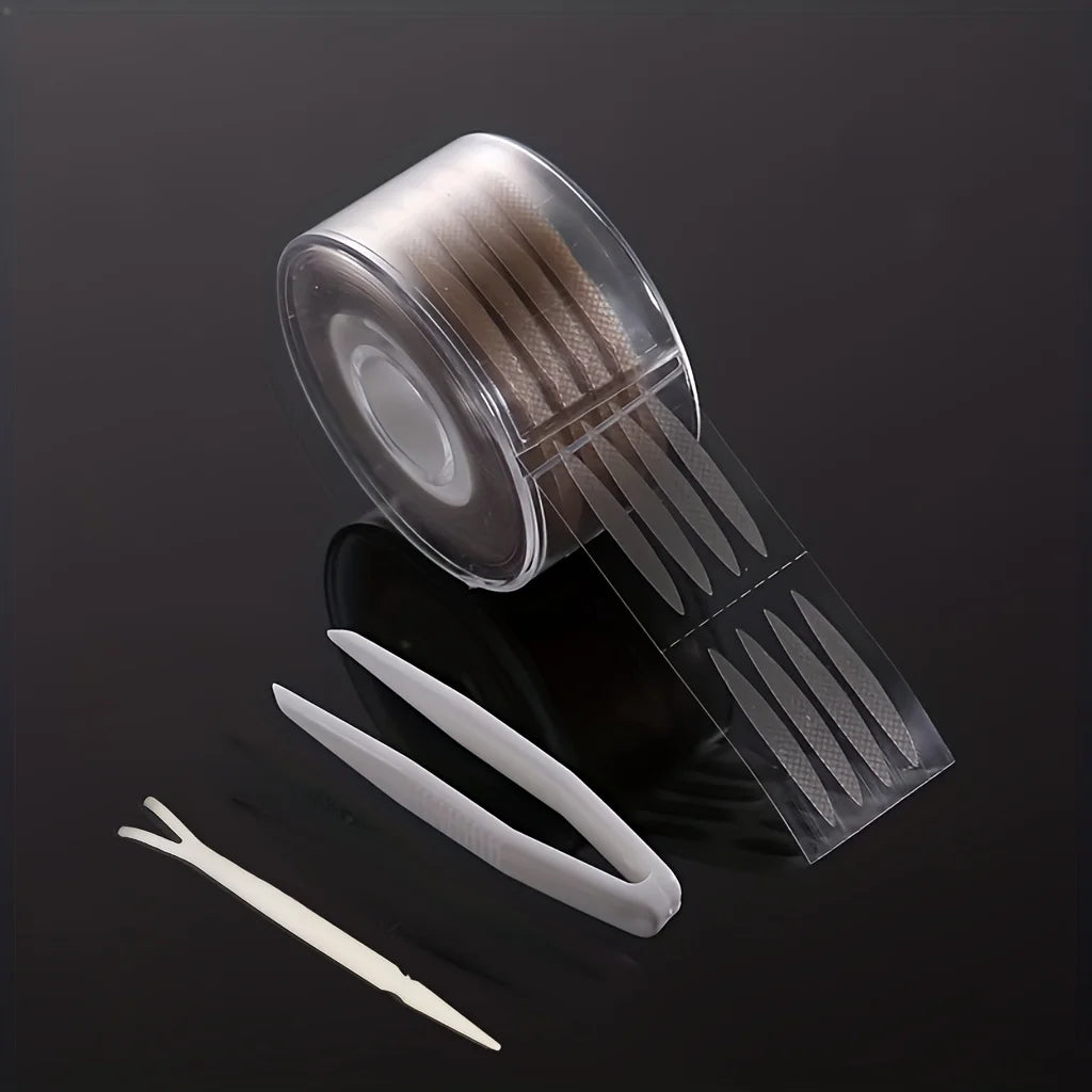 600pcs Ultra-Thin Eyelid Tape Stickers for Natural Big Eyes Look Eyelid Tape Stickers Axl Olive