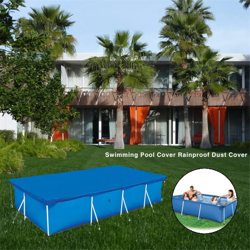 Waterproof Rectangular Pool Cover – Dustproof Winter Blanket Pool Cover Axl