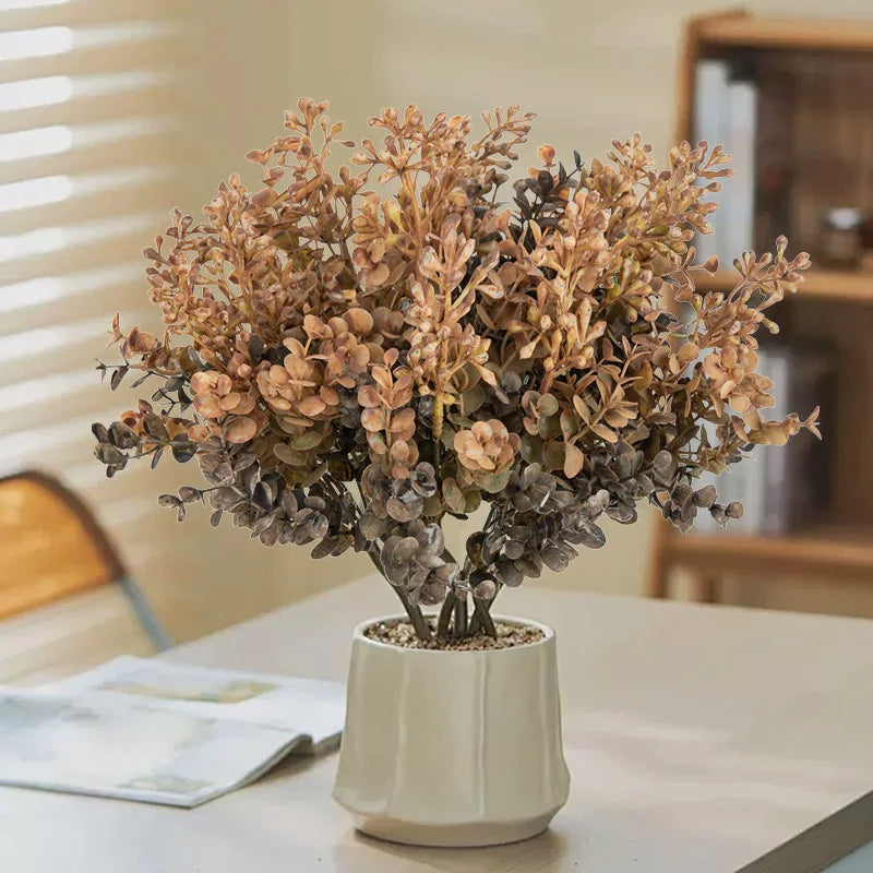 Artificial Eucalyptus Stems for Wedding, Wreath & Home Décor Artificial Floral Stems Axl