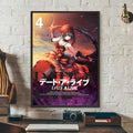 Kurumi Tokisaki Anime Wall Poster Sticker – HD Decal Art Anime Wall Decal Axl Black20 40X60cmNoframe