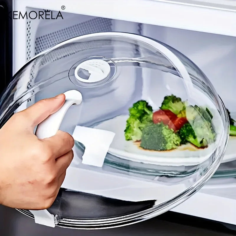 KEMORELA Microwave Food Splash Guard Cover with Steam Vent Microwave Food Cover Axl
