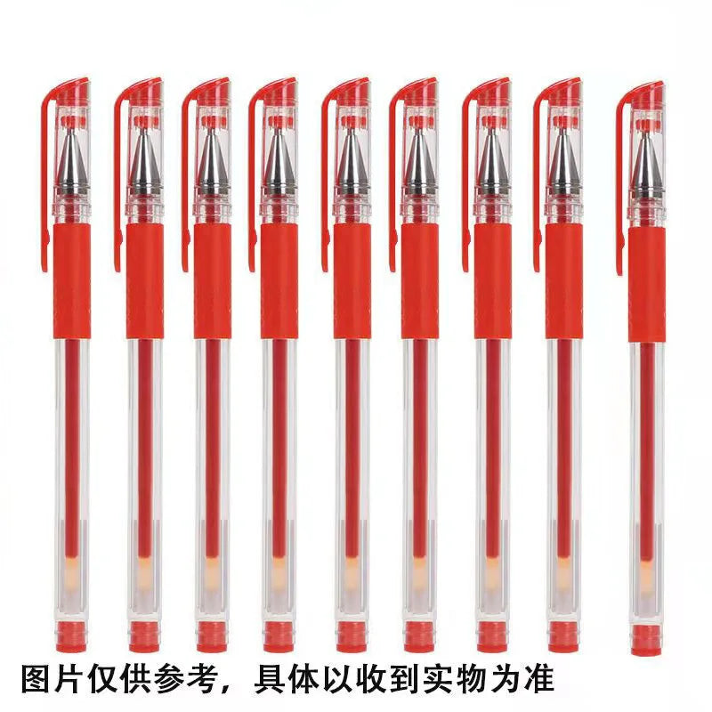 10-Pack 0.5mm Gel Pens – Black, Blue & Red Ink Set Gel Pen Set Axl Red