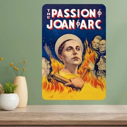 Passion of Joan of Arc Classic Movie Metal Poster Sign Metal Wall Sign Axl aluminum sign aluminum 14x20cm