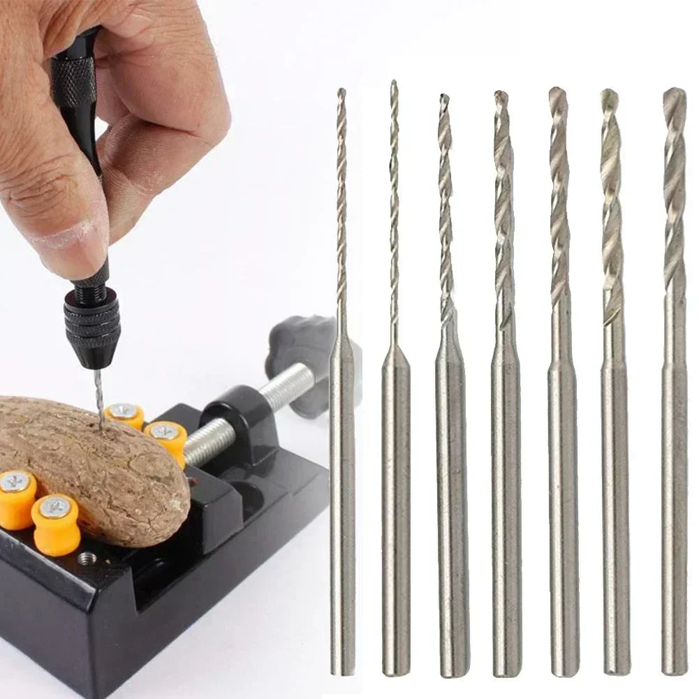 7-Piece HSS Mini Twist Drill Bits 2.35mm Shank | Wood & Craft HSS Twist Drill Bits Axl
