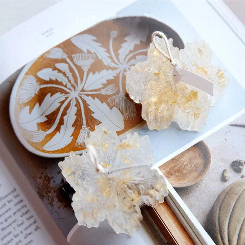 Christmas Snowflake Silicone Mold – Soap, Candle & Resin Silicone Craft Mold Axl