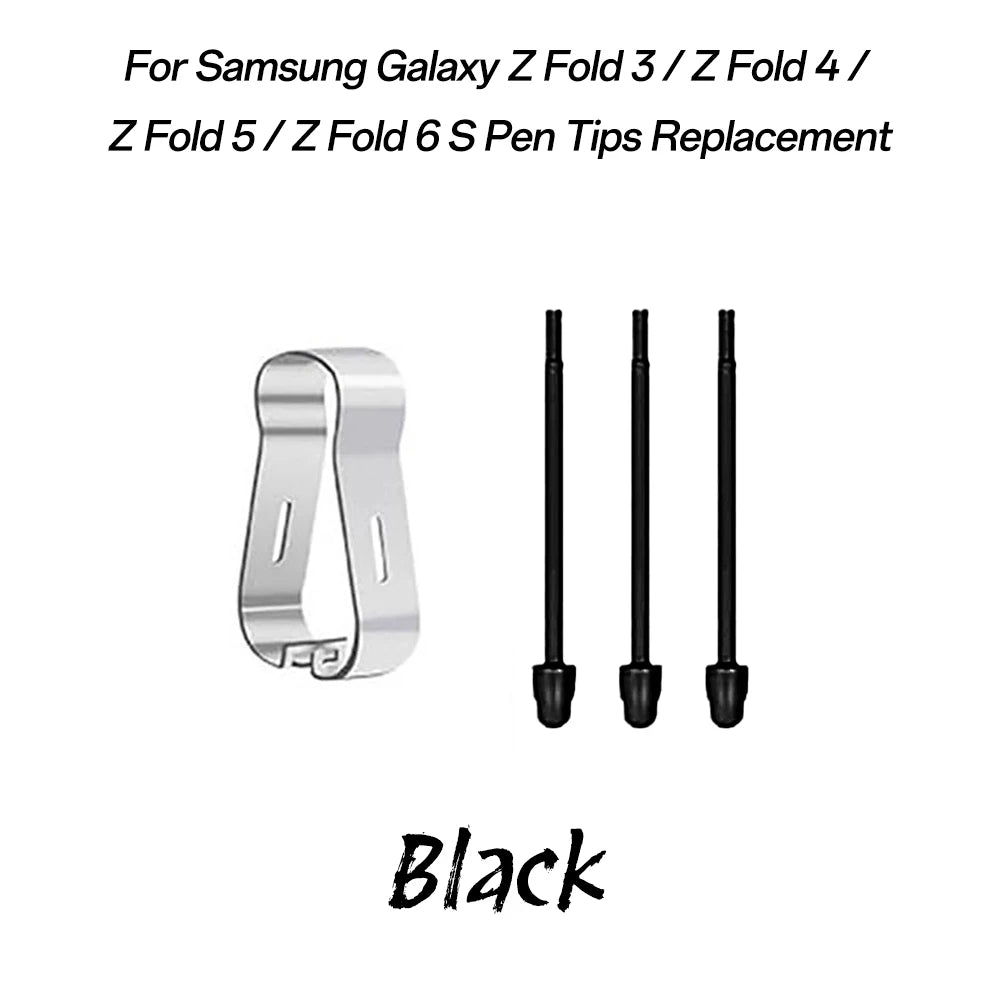 S Pen Replacement Nibs for Samsung Galaxy S22–S25 Ultra & Z Fold Stylus Pen Nibs Axl Z Fold Black