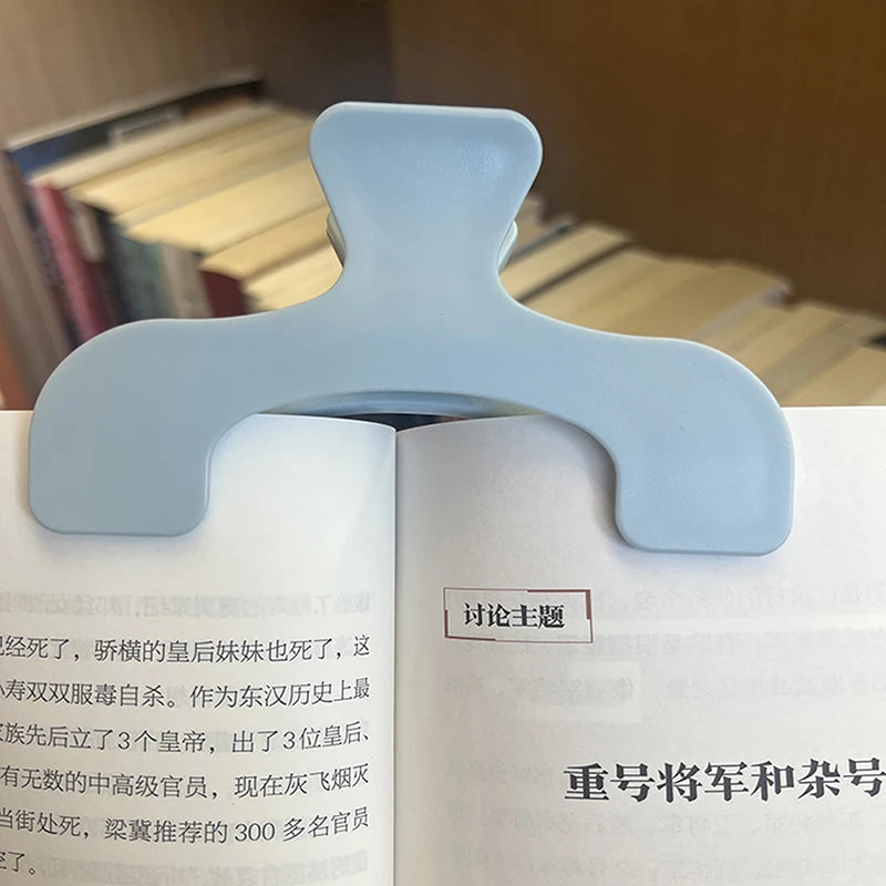 Frosted Transparent Book Page Holder Clip & Desk Memo Clip Book Page Holder Axl A3