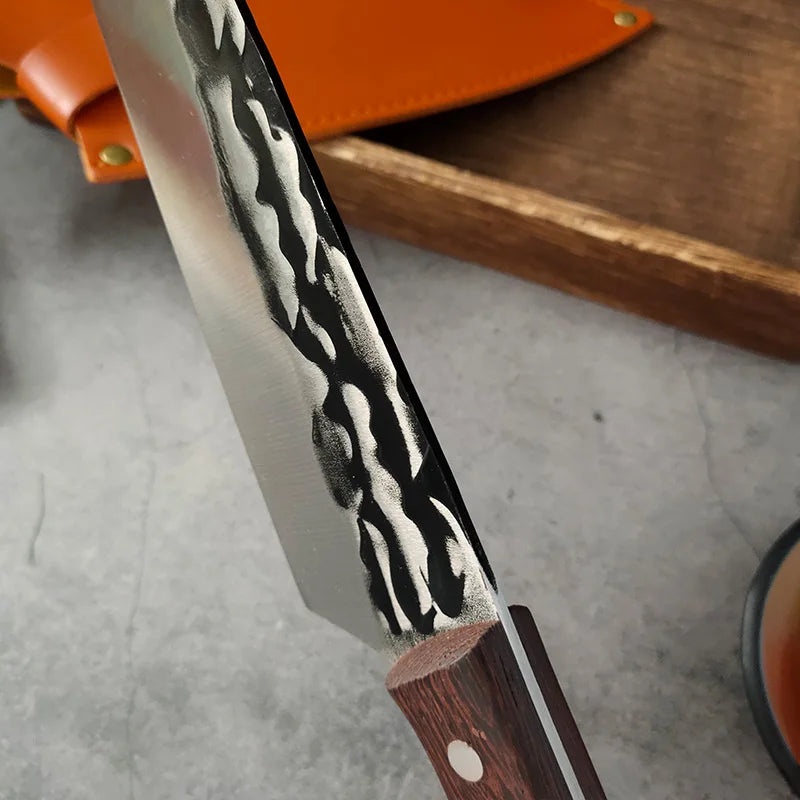 InLeung Meat Cleaver – Sharp Stainless Steel Kitchen Knife Meat Cleaver Knife Axl