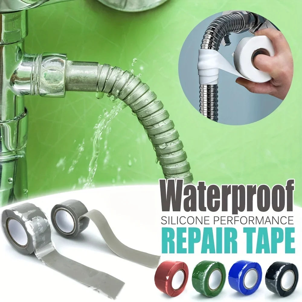 Self-Fusing Silicone Tape – Leak-Proof Pipe & Hose Repair Pipe Repair Tape Axl