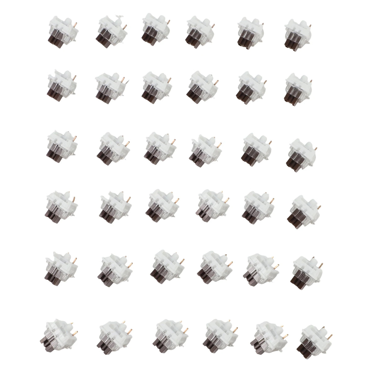 36PCS 3-Pin Tactile Mechanical Keyboard Switches | Hot Swap Keyboard Switches Axl Brown China Mainland