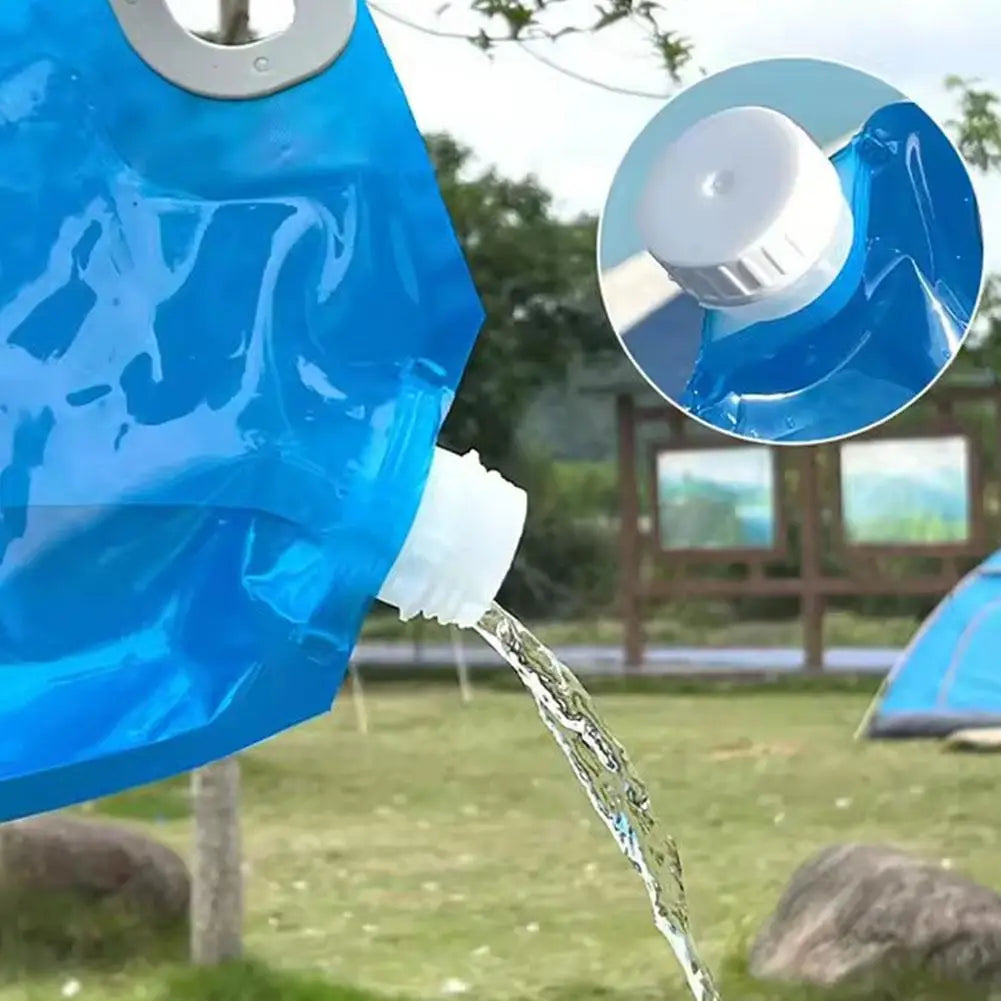 Foldable Camping Water Bag 5L & 10L – Collapsible Storage Bag Collapsible Water Bag Axl