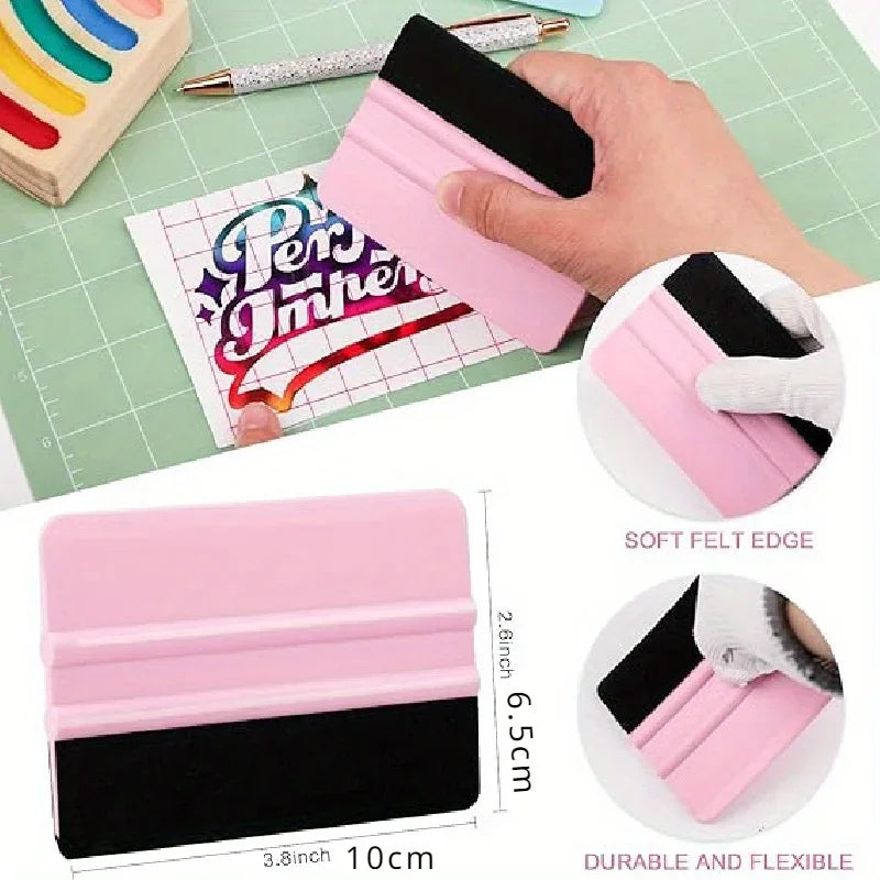 5-Pack Felt Vinyl Squeegees for Crafting & Decal Application Vinyl Crafting Tool Axl