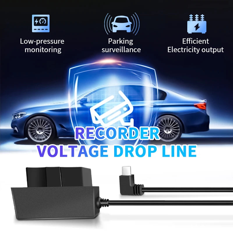 Dash Cam Hardwire Kit 3.3m | 12-24V Parking Mode Power Cable Dash Cam Hardwire Kit Axl